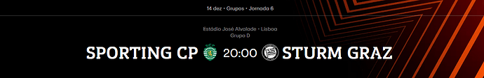 Sporting CP - SK Sturm Graz