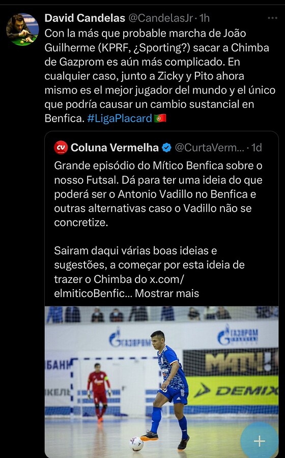 Imagem do chat do Patreon