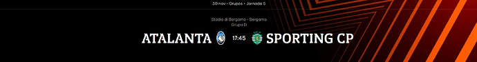 Atalanta - Sporting CP