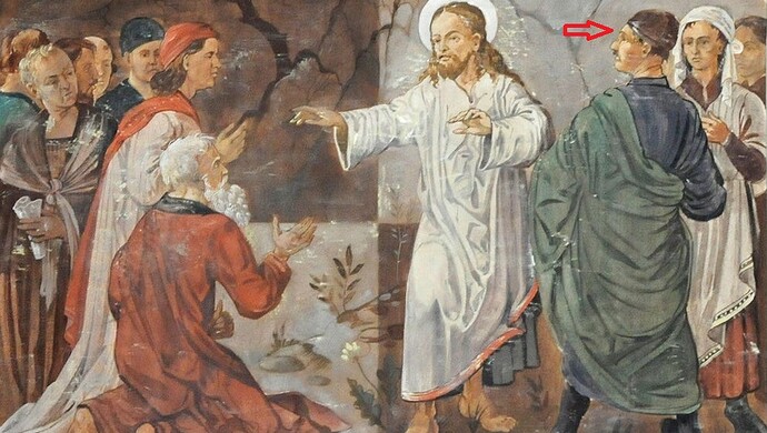 Pintura da Igreja de Cristo, em Hof (Alemanha), c.1939