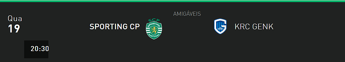 SPORTING CP vs K.R.C Genk