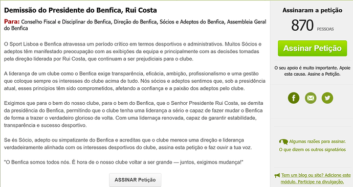Screenshot 2026-04-10 at 20-19-36 Demissão do Presidente do Benfica Rui Costa Petição Pública