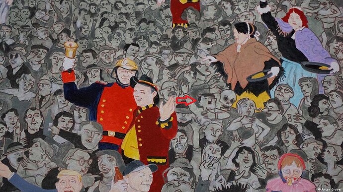 Os Tolos do Mundo, Igreja dos Santos Pedro e Paulo,em Weil der Stadt, Alemanha, de Dieter Gross, 2018