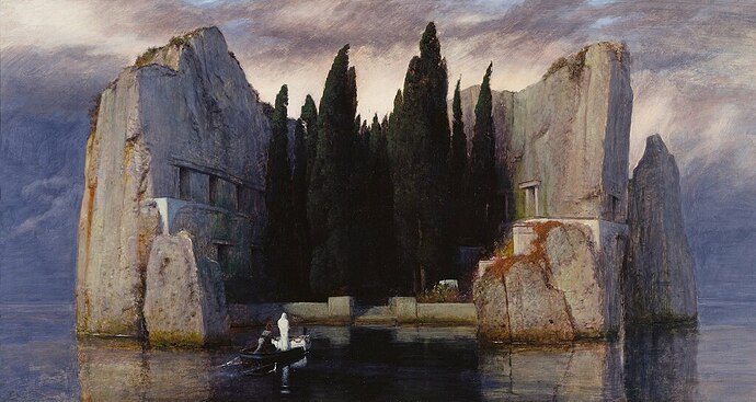 A Ilha dos Mortos, Arnold Böcklin, 1883