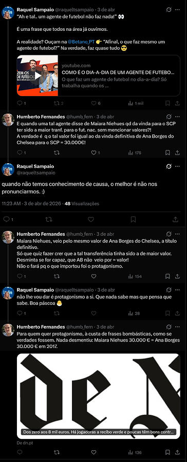 Raquel Sampaio no X_ @humb_fern @josemarianole @Betano_PT quando n - x.com