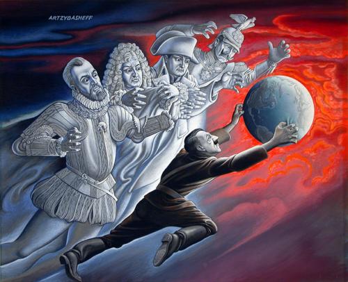 Hitler Came the Closest, de Boris Artzybasheff, 1943