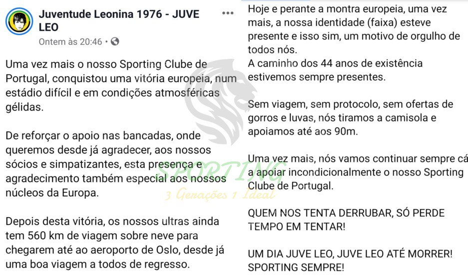 Juventude Leonina 1976 - JUVE LEO