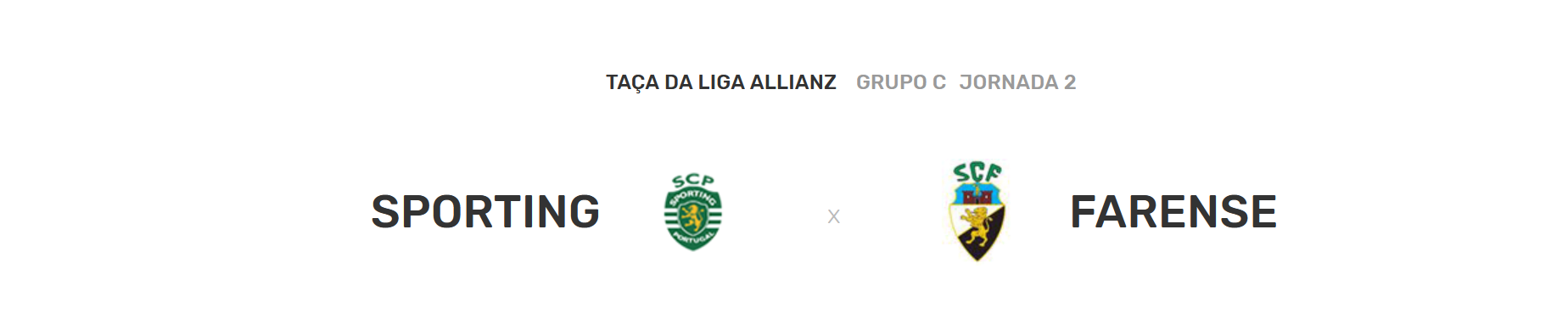 O onze do Sporting para o jogo contra o Farense